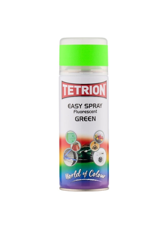 Tetrion Easy Spray Fluorescent Green Spray Paint 400ml - Image 1