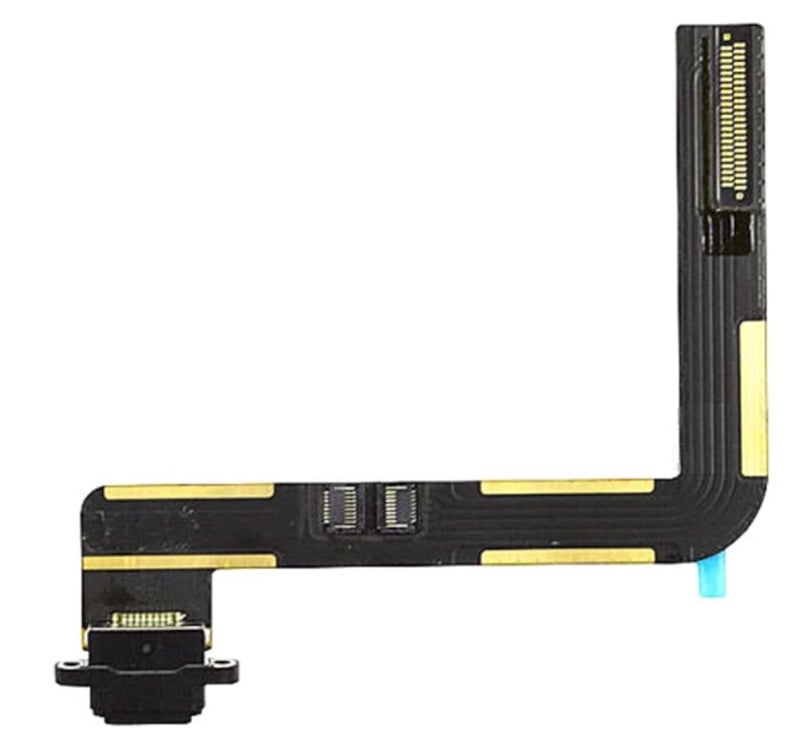 Dedyel Dock Connector Compatible with iPad Air 2013 A1474 A1475 | iPad 5 5th Gen 9.7 inch 2017 A1822 A1823 A1822 A1823 | iPad 6 6th Gen 9.7 inch 2018 A1893 A1954 Charging Port Assembly Flex Cable (Black) - Image 1