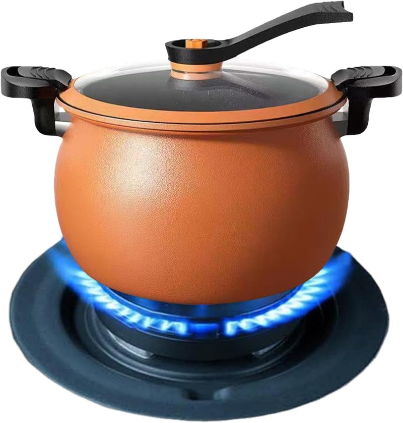 Non-stick – a multi-function large capacity with transparent lid – a iron, for cooking, canning, steaming, rice, baking - Image 1