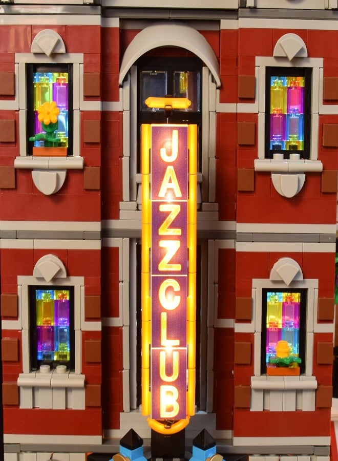 LightGo LED Lighting Kit Designed for Lego 10312 Jazz Club Modular Buildings Set - Not Include Model (Remote Version) - Image 3