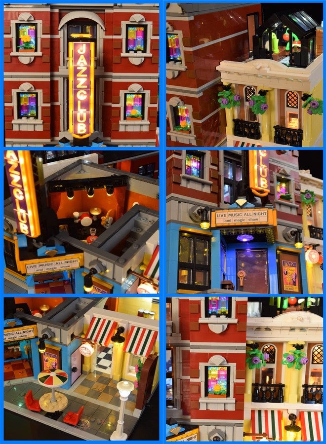 LightGo LED Lighting Kit Designed for Lego 10312 Jazz Club Modular Buildings Set - Not Include Model (Remote Version) - Image 5