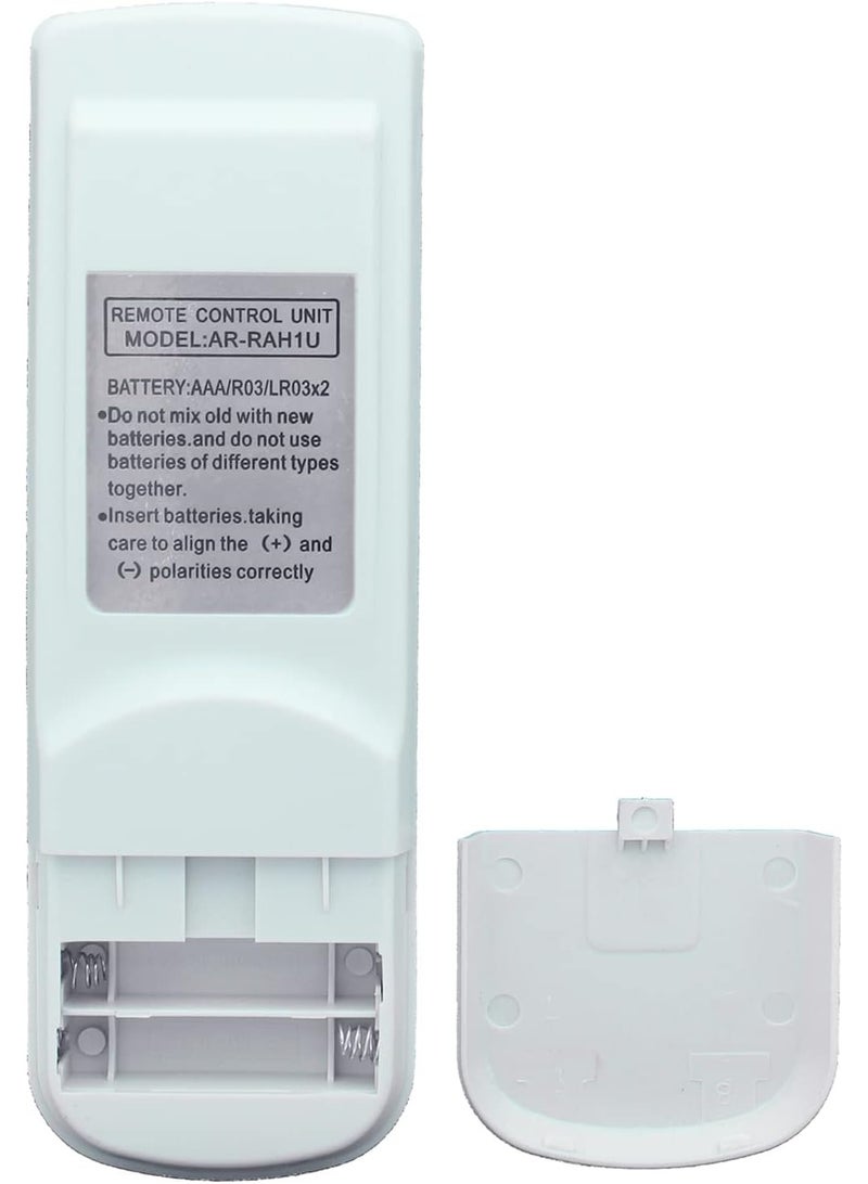 ELTRAZONE AR-RAH1U Replacement Remote Control Air Conditioner Also Compatible with AR-RAH1E AR-RAH2E with battery - Image 5