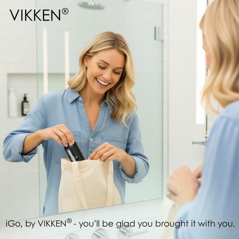 VIKKEN Store ® 250ml iGo X Portable Travel Bidet USB-Type C Rechargeable Electric Mobile Handheld Ultra Strong Water Spray Personal Hygiene Self Care for Women & Men - Image 2