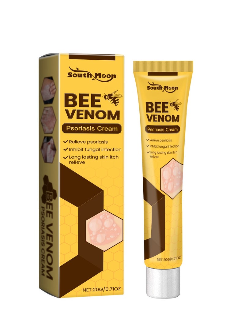 SOUTH MOON Bee Venom Psoriasis Cream Solve Itching Redness And Swelling On The Skin Of Hands And Feet,Moisturize And Care For The Skin  - Image 1