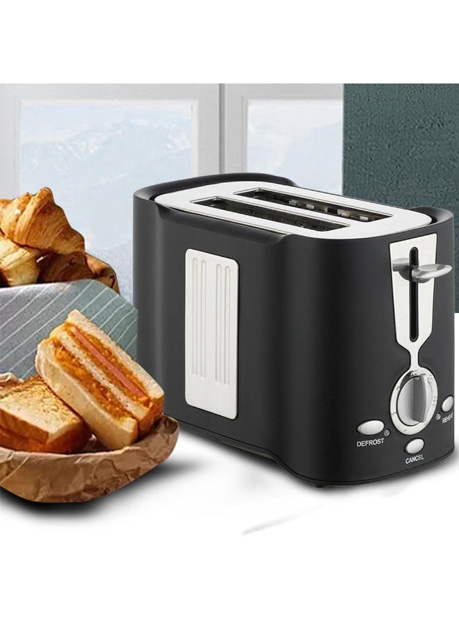 محمصة خبز بشريحتين – تحكم في درجة التحميص مع وظائف إذابة التجميد والإلغاء، تصميم عصري للمطبخ - Image 1