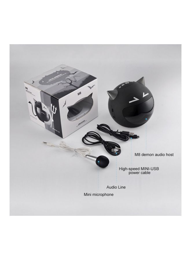 NIBEMINENT Portable Bluetooth Speaker Black - Image 2