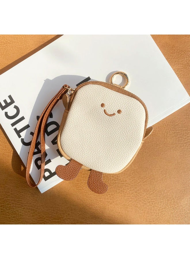 Mark Fairwhale New Creative Storage Toast Crossbody Coin Purse  - Image 1