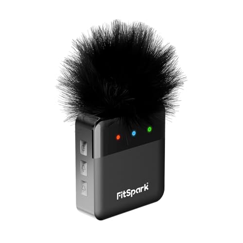 FitSpark MyFitSpark WL-101 Wireless Microphone Exclusively for Dolphin 1.0 Action Camera | DSP Intelligent Noise Reduction | Audio Frequency 50Hz~18KHz | 48K 16bit Audio Sampling Rate | SNR 78~89db - Image 1