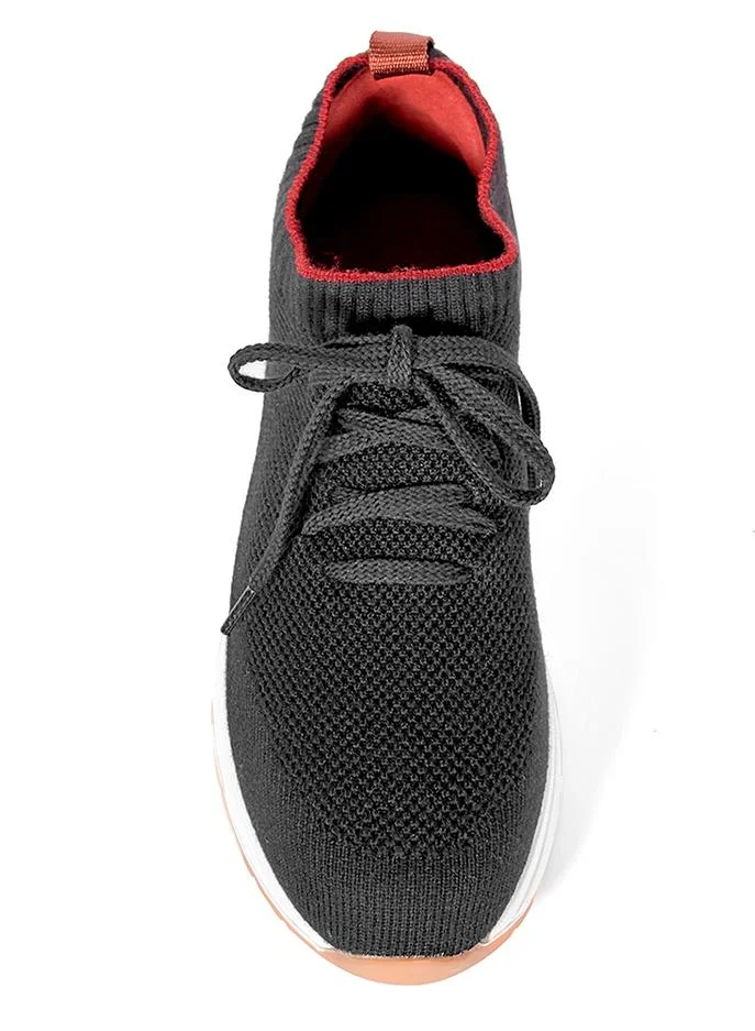 Cuple Women's Stylish Knit Sneakers