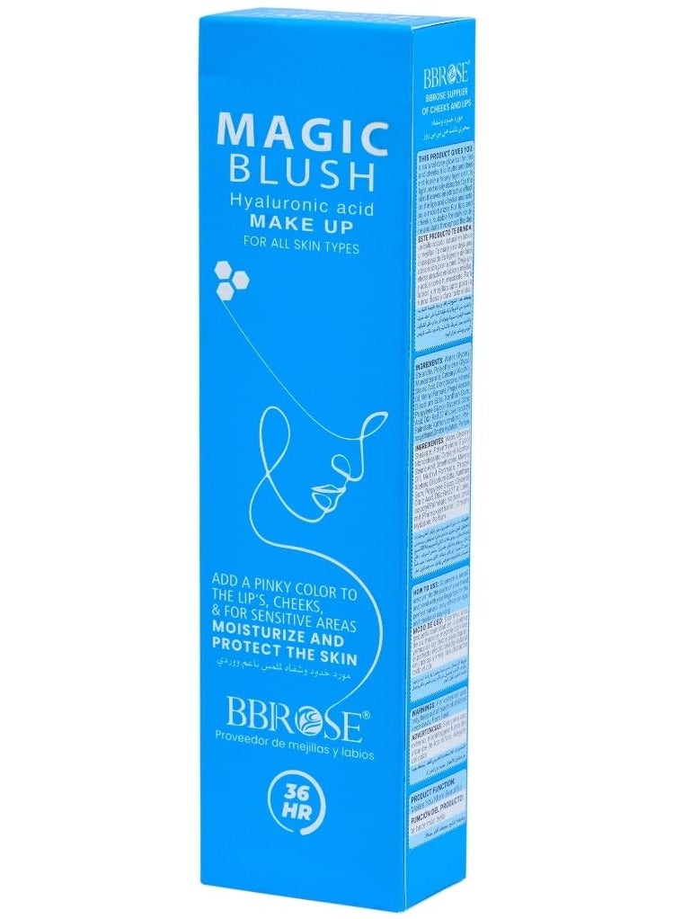 BBROSE Hyaluronic Acid Magic Blush 30ml – Hydrating Liquid Blush for Cheeks & Lips, Long-Lasting & Buildable Coverage, Vegan, Sweat-Proof & Cruelty-Free - Image 1