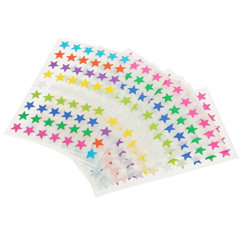 Star Foil Stickers 50 Sheets For Scrapbook Journaling Planner DIY Crafts 1.3cm - Image 2