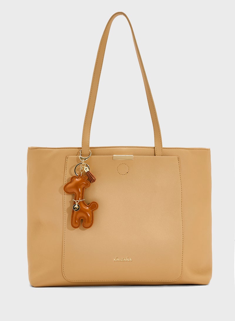 Ginger Charmaroo Giraffe Bag Charm  - Image 2