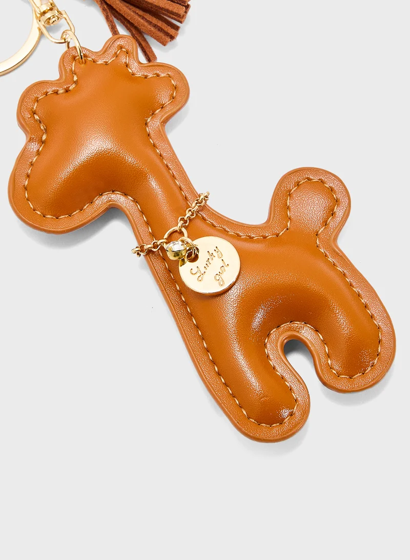 Ginger Charmaroo Giraffe Bag Charm