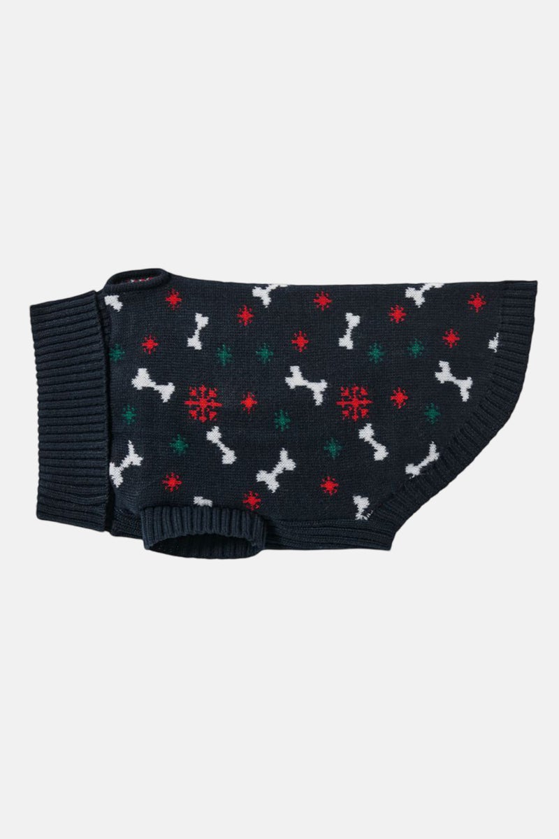 Tchibo Dog Graphic Sweater, Navy Combo - Image 4