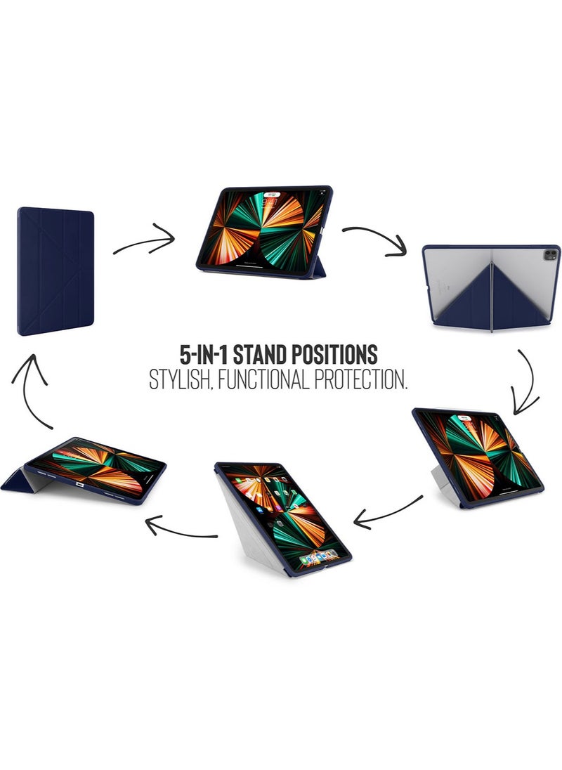 Pipetto Origami No. 1  Ultra Smart Designed Case Cover With 5 in 1 Stand for Apple iPad Pro 12.9 inch (2021)  - Image 3