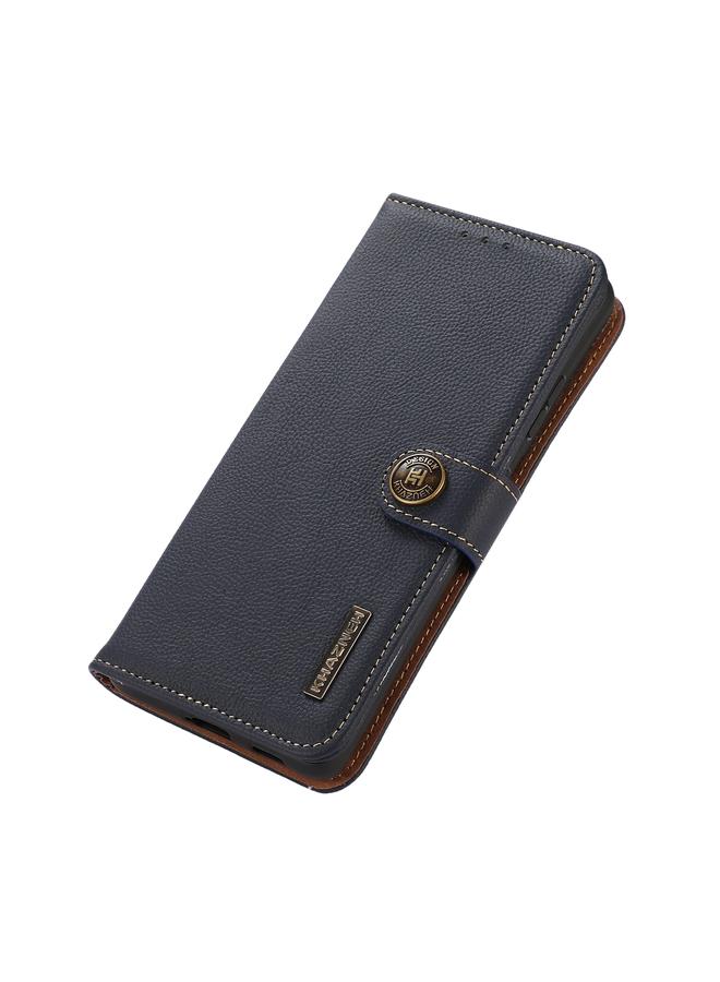 S-TOP Case For iPhone 14 Pro KHAZNEH Custer Genuine Leather RFID Phone Case - Image 4