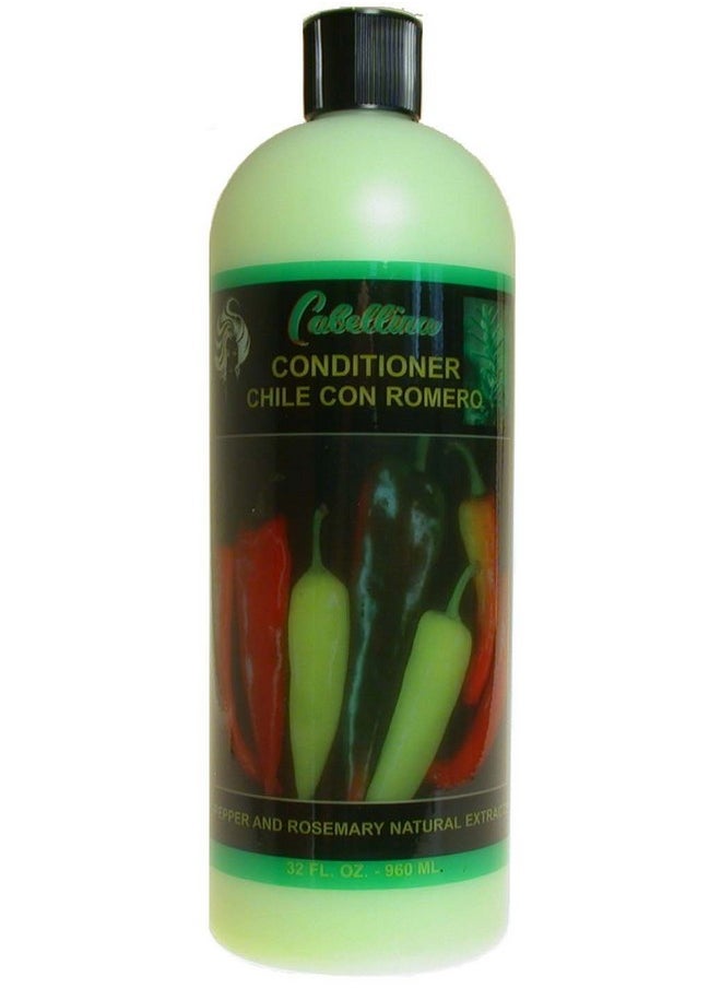 Cabellina Chile Con Romero Conditioner Volumizing Conditioner Helps Prevent Hair Loss With Pepper And Rosemary Natural Extract All Hair Types 32 Fl Oz Bottle  - Image 1