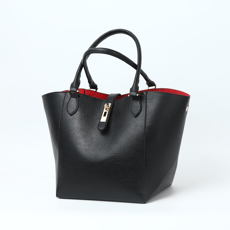sqlp Large Work Tote Bag for Women Designer Purses and Handbags Big Bucket bags Womens Travel Shoulder Bag Black - Image 3