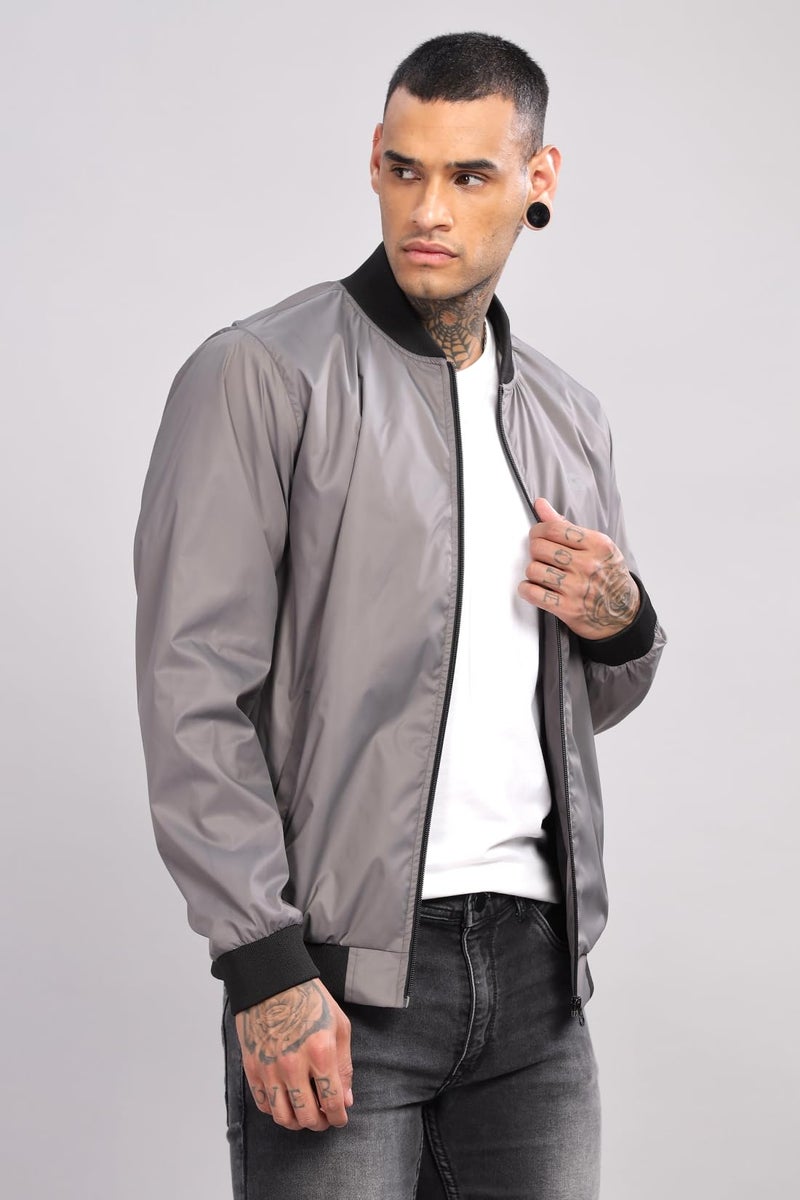 ADRO Men's Military Coat (JK24-PLN-GR_Grey - Image 4