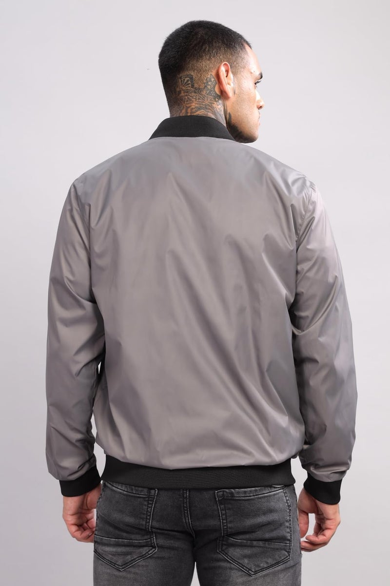 ADRO Men's Military Coat (JK24-PLN-GR_Grey - Image 3