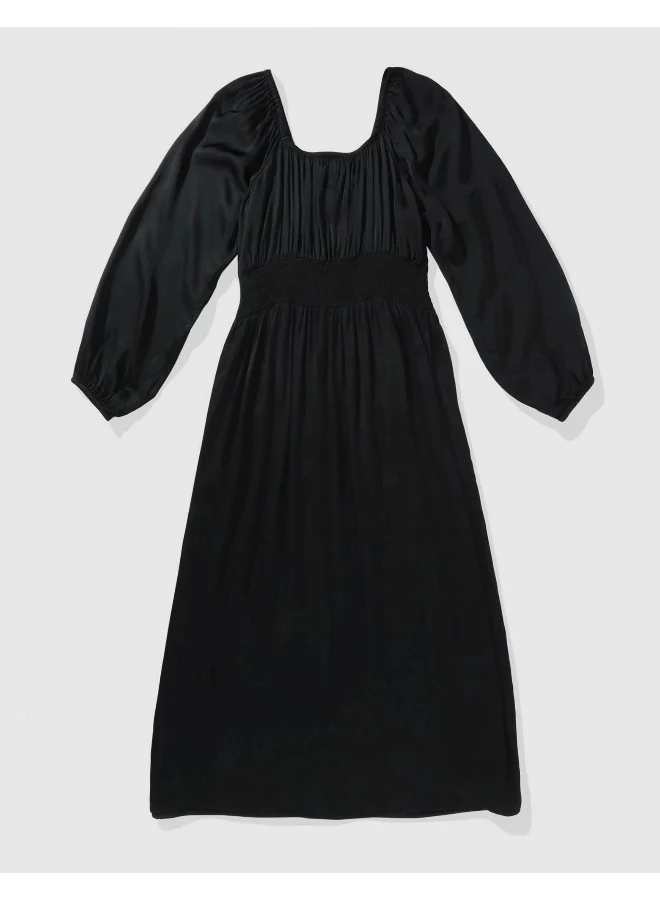 Aerie Smocked Waist Midi Dress