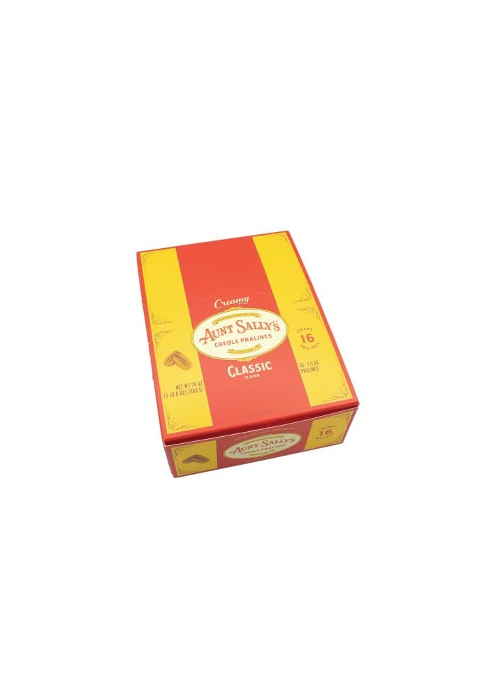 Aunt Sally's Aunt Sallys Creamy Classic Pralines 16 count box New Orleans Most Famous Praline Handmade Pecan Candy - Image 5