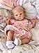 Zero Pam Lifelike Reborn Baby Dolls Girl 18 inch Realistic Reborn Dolls Soft Silicone Full Body Anatomically Correct Baby Doll with Real Hair Real Life Preemie Baby Dolls with Accessories - Image 2