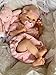 Zero Pam Lifelike Reborn Baby Dolls Girl 18 inch Realistic Reborn Dolls Soft Silicone Full Body Anatomically Correct Baby Doll with Real Hair Real Life Preemie Baby Dolls with Accessories - Image 4