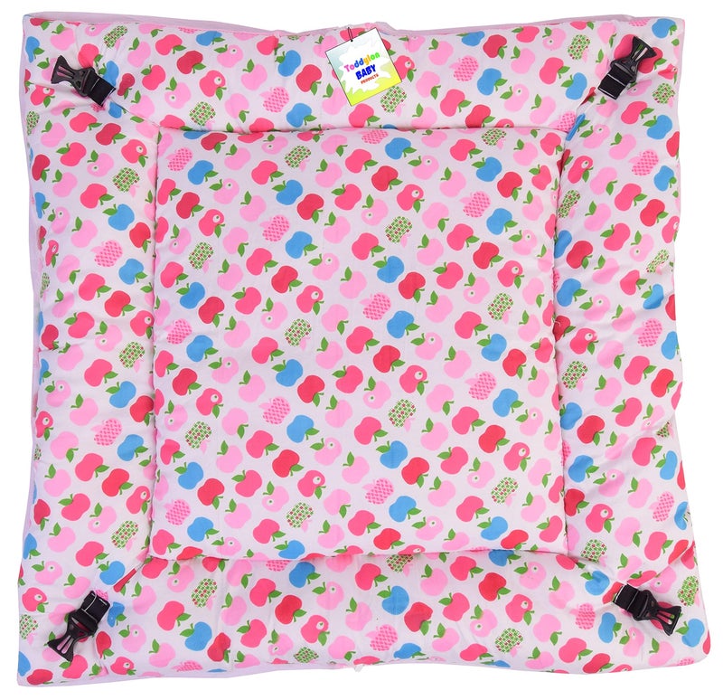 Toddylon Baby Bedding Set for New Born Play Gym Bed (0-6 Months) Pink - Image 2
