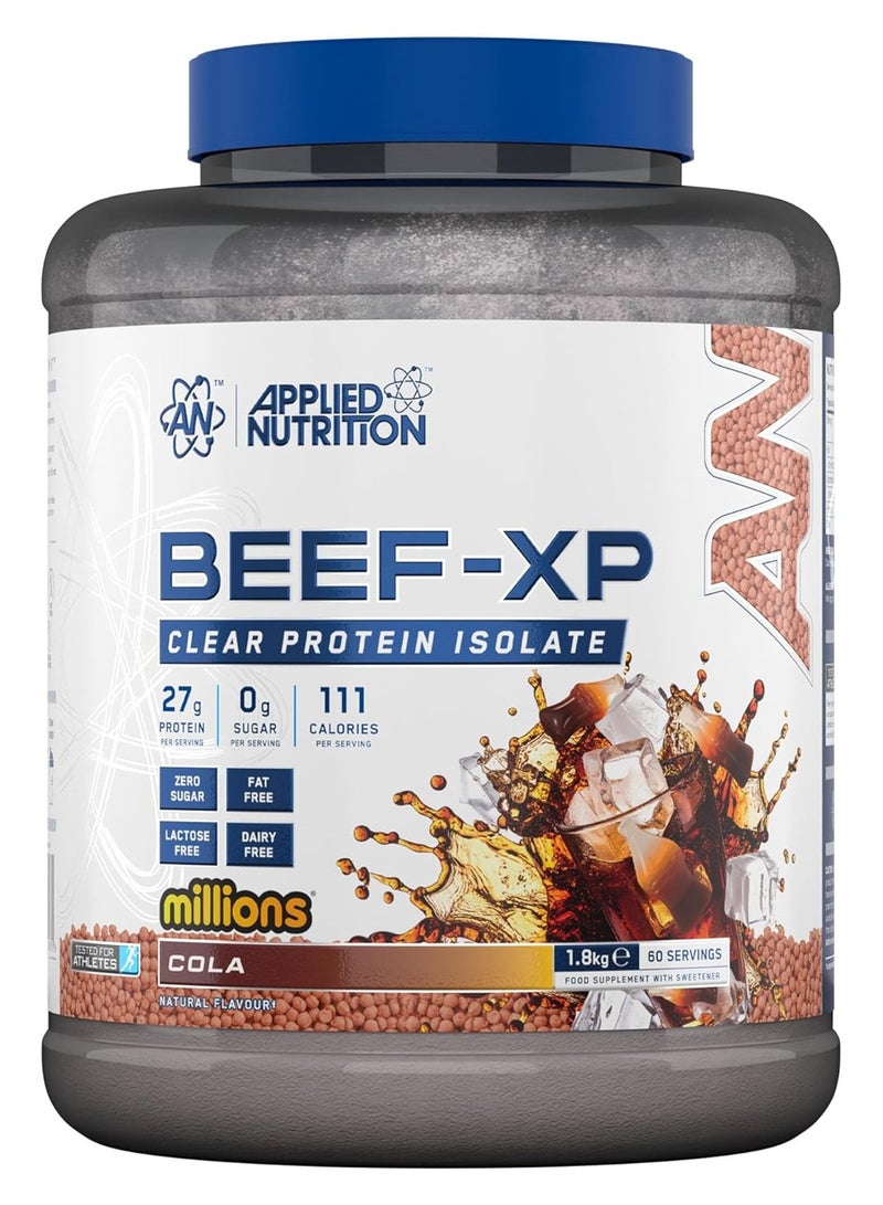 Applied Nutrition Beef XP Clear Protein Isolate - Millions Cola - (1.8 KG) - Image 1
