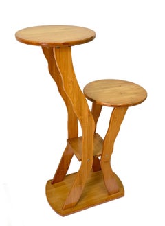 Generic Multi-Functional Wooden Rounded indoor shelves 80X55 CM  - Image 1