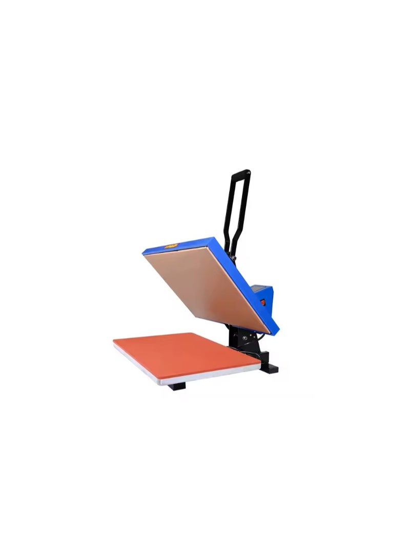 Kalon 60x40 Heat Press Machine Blue for clothes, cotton polyester t-shirt press for fabric, Heavy-duty Manual heat transfer Ironing t shirt heat press equipment Machin  /shirt presser - Image 4