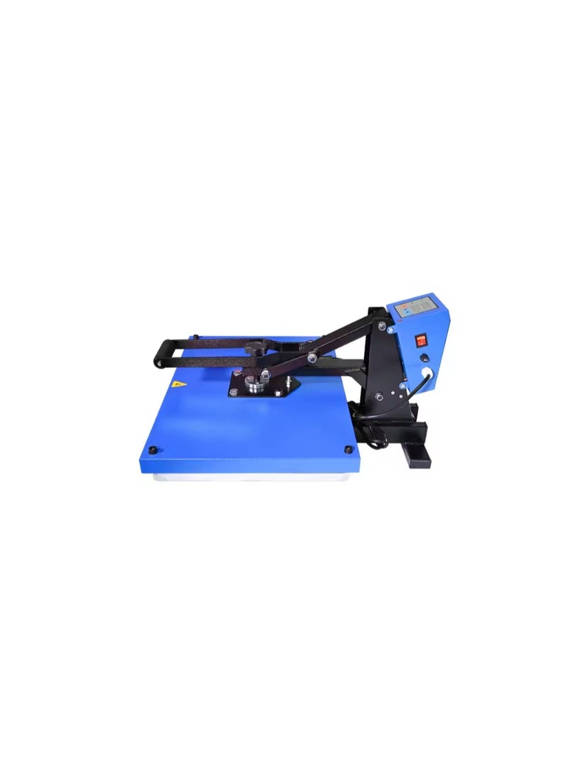 Kalon 60x40 Heat Press Machine Blue for clothes, cotton polyester t-shirt press for fabric, Heavy-duty Manual heat transfer Ironing t shirt heat press equipment Machin  /shirt presser - Image 2