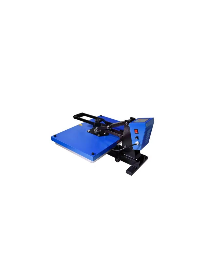 Kalon 60x40 Heat Press Machine Blue for clothes, cotton polyester t-shirt press for fabric, Heavy-duty Manual heat transfer Ironing t shirt heat press equipment Machin  /shirt presser - Image 3