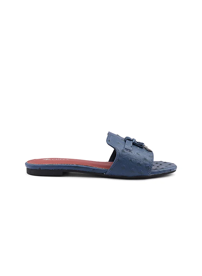 كابلي Cuple Textured Slip-On Flat Slides