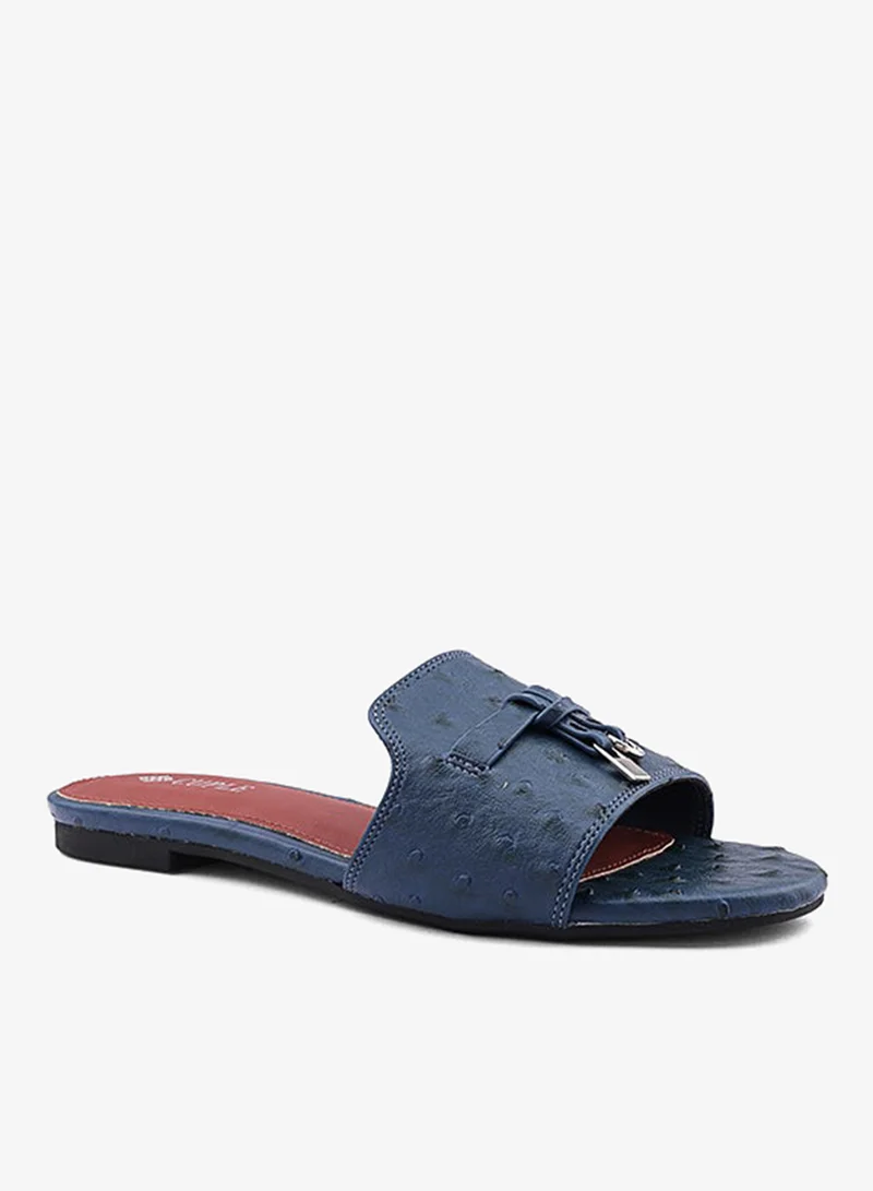 كابلي Cuple Textured Slip-On Flat Slides
