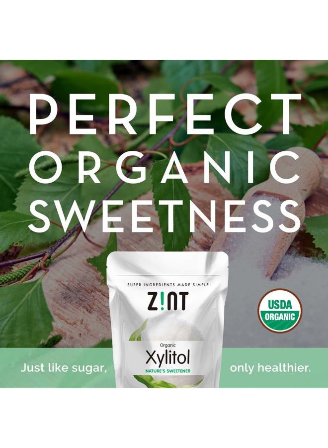 Zint Xylitol Natural Sweetener Healthier Sugar Replacement, Certified Halal Non-GMO - (1 lb) - Image 2