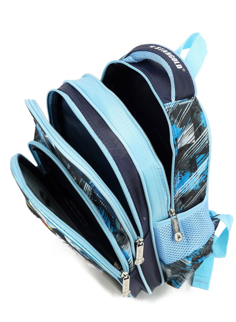 UNIVERSAL Kid's Boys Girls, School Bag, 3D Cartoon & Hero Design Baby Backpack For Baby Boys With Adjustable Strap For School 12 Inch - Image 2