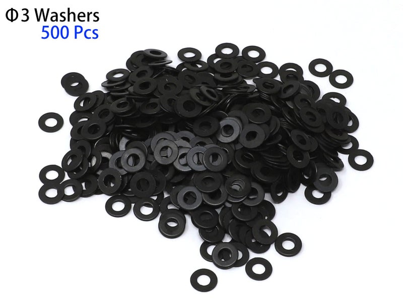 iexcell 1500 Pcs M3 x 6/8/10/12/14/16/20/25/30/35/40/45/50 Alloy Steel 10.9 Grade Hex Socket Button Head Cap Screws Bolts Nuts Washers Assortment Kit, Black Oxide Finish - Image 4