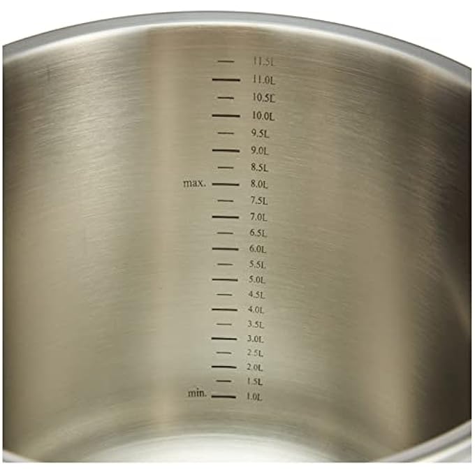 BERGNER Munchen Stainless Steel Pressure Cooker 26Cm12L Induction Bottom Silver Bg4586Mm - Image 4
