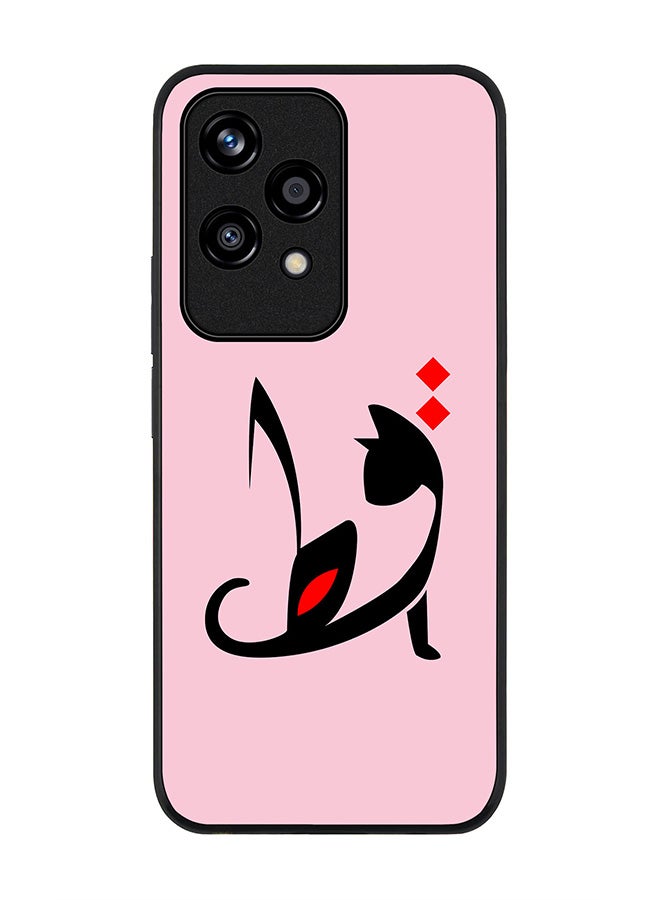 Stylizedd Rugged Black edge case for Honor 200 Lite, Slim fit Soft Case Flexible Rubber Edges Anti Drop TPU Gel Thin Cover -  Cat - Image 1