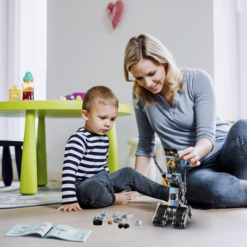Vonado 370 Pieces Johnny 5 Robot Building Set, Johnny Five Robot Model Toys, Compatible with Lego, Educational Gift Set for Ages 8-14 Boys - Image 5