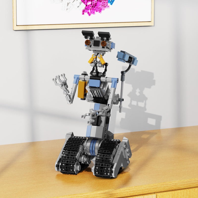 Vonado 370 Pieces Johnny 5 Robot Building Set, Johnny Five Robot Model Toys, Compatible with Lego, Educational Gift Set for Ages 8-14 Boys - Image 3