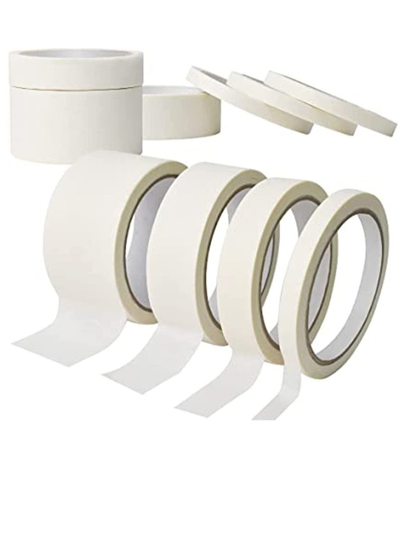 Masking Tape for Painting, 10 Pack Artist Decorators Masking Tape for Decorating Models Walls Spray DIY Painter's Tape - Image 1