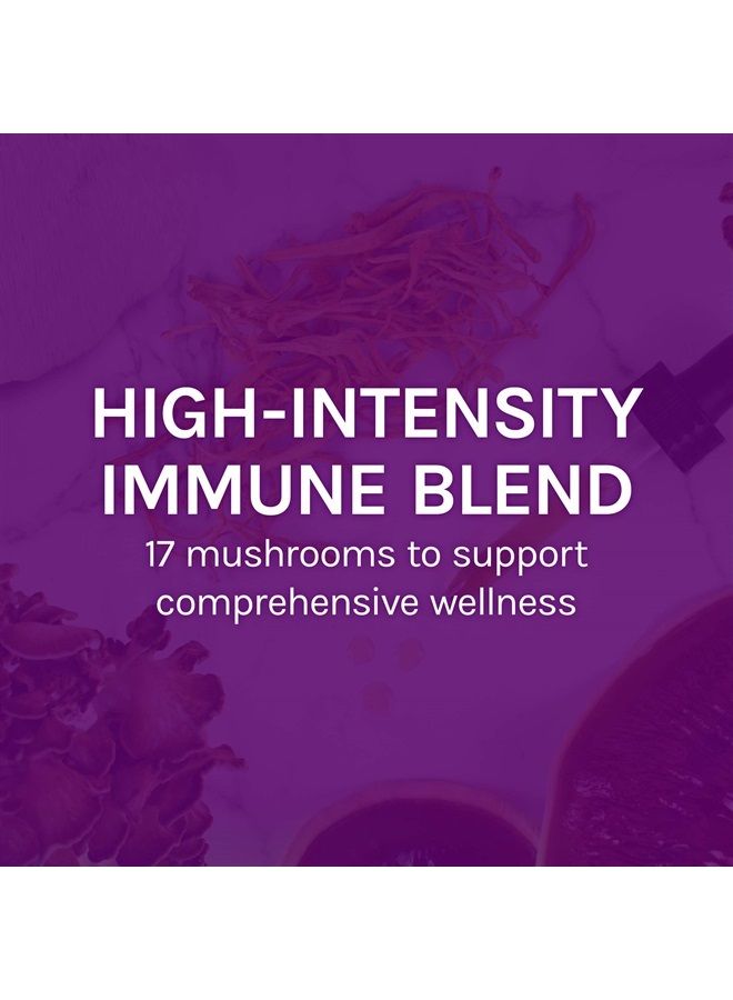 Host Defense , MyCommunity Extract, Advanced Immune Support, Mushroom Supplement with Lion's Mane and Reishi, Plain, 1 fl oz - Image 3