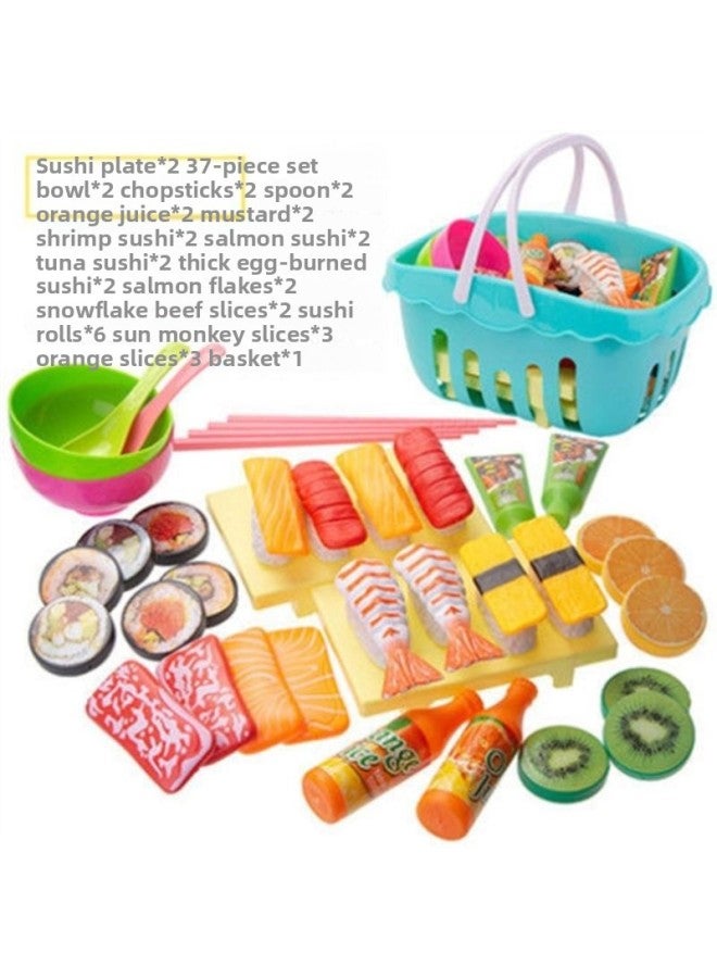 Children's Simulated Food Toys Kitchen Cooking Girl Simulated Large Steamer Sushi Toy Set Play House Toys