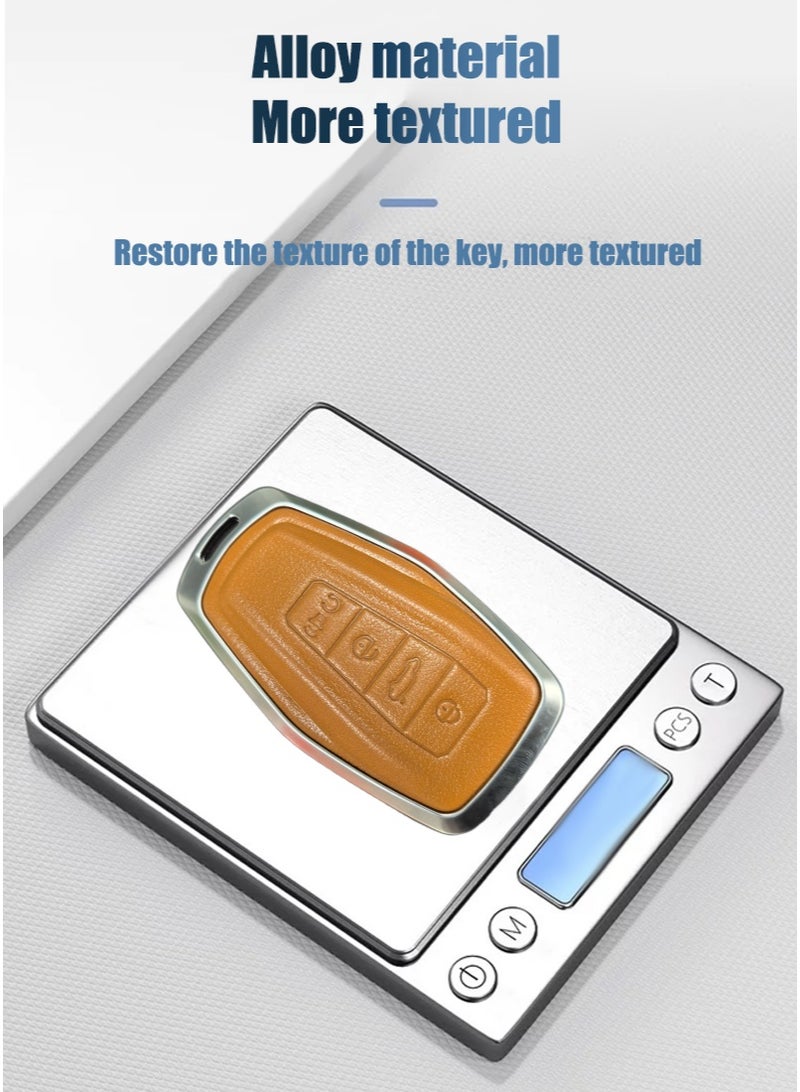 GEELY  Suitable for Geely automobile key protector, which perfectly wraps and protects automobile keys. It is wear-resistant, simple, elegant, fashionable and beautiful. - Image 4