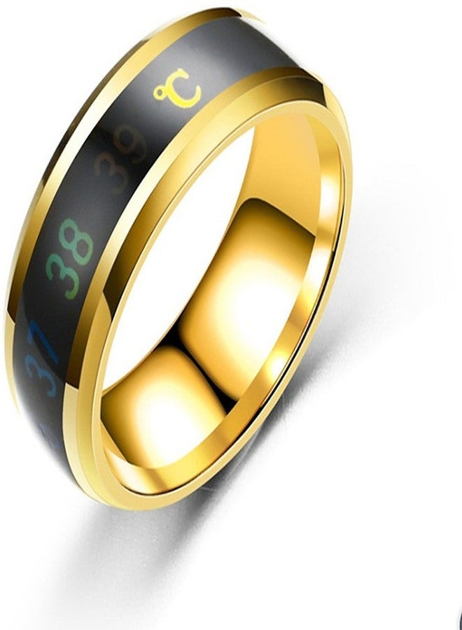 IGA COLLECTION Valentine Stylish Fashionable Latest Combo ECG & Gold Temperature Ring W1 (18) - Image 5