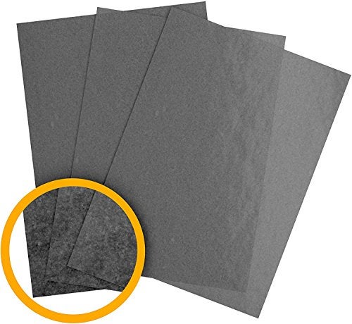 Teekia 25 Sheets 9" x 13" Graphite Transfer Tracing Carbon Paper, for Drawings and Photos onto Wood, Paper, Canvas - Image 2