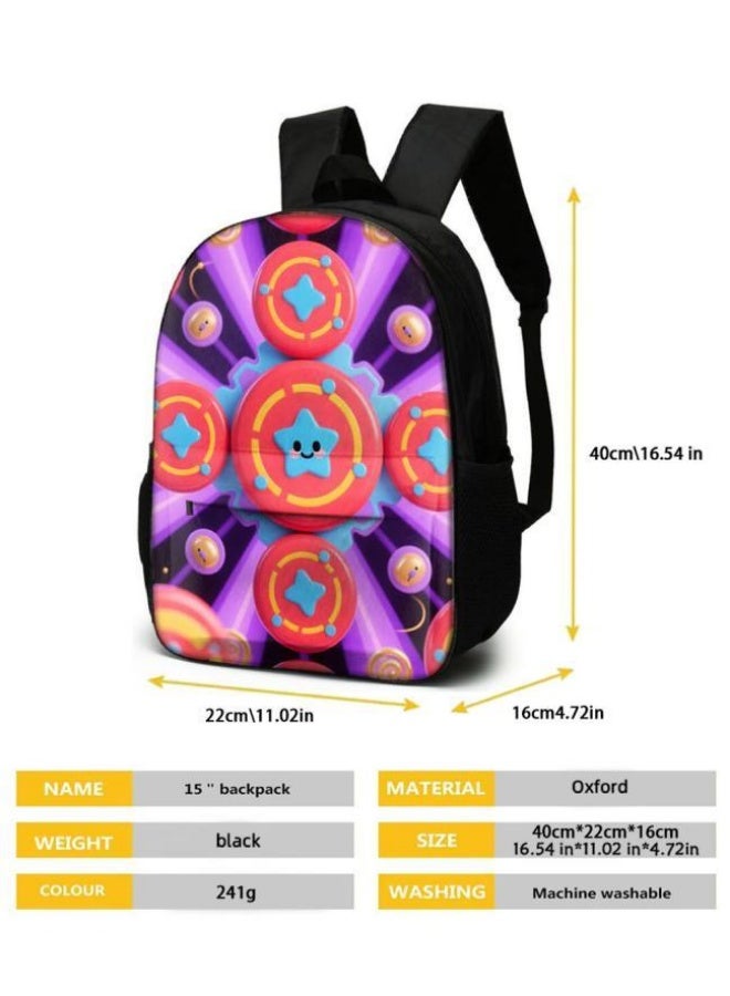 Bright Li Fire A good helper for cute travel! Exclusive cartoon bags for children and teenagers, three-piece set, light and comfortable (available for students, children, friends on outings, mountain climbing, going to school, etc.) - 112 - Image 5